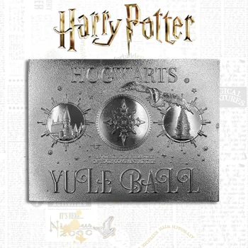 Harry Potter Silver Plated Yule Ball Ticket Limited Edition Replica