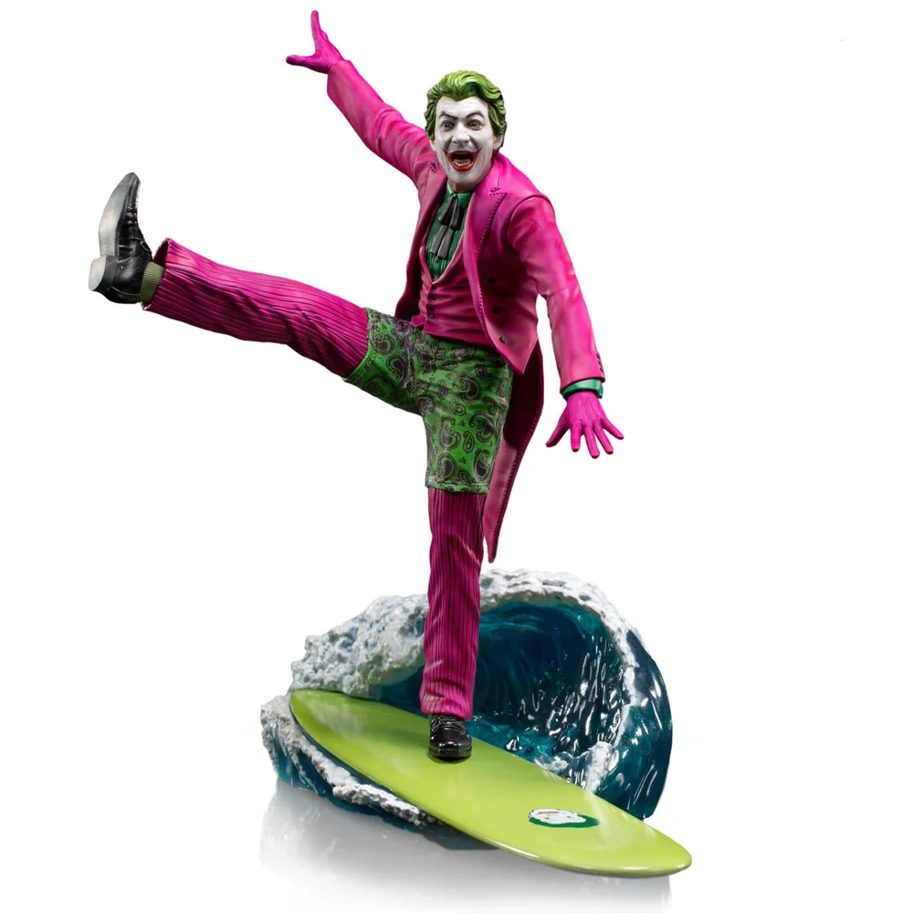 Iron Studios Batman 1966 Deluxe BDS Art Scale Statue 1/10 The Joker 23 cm Image 1