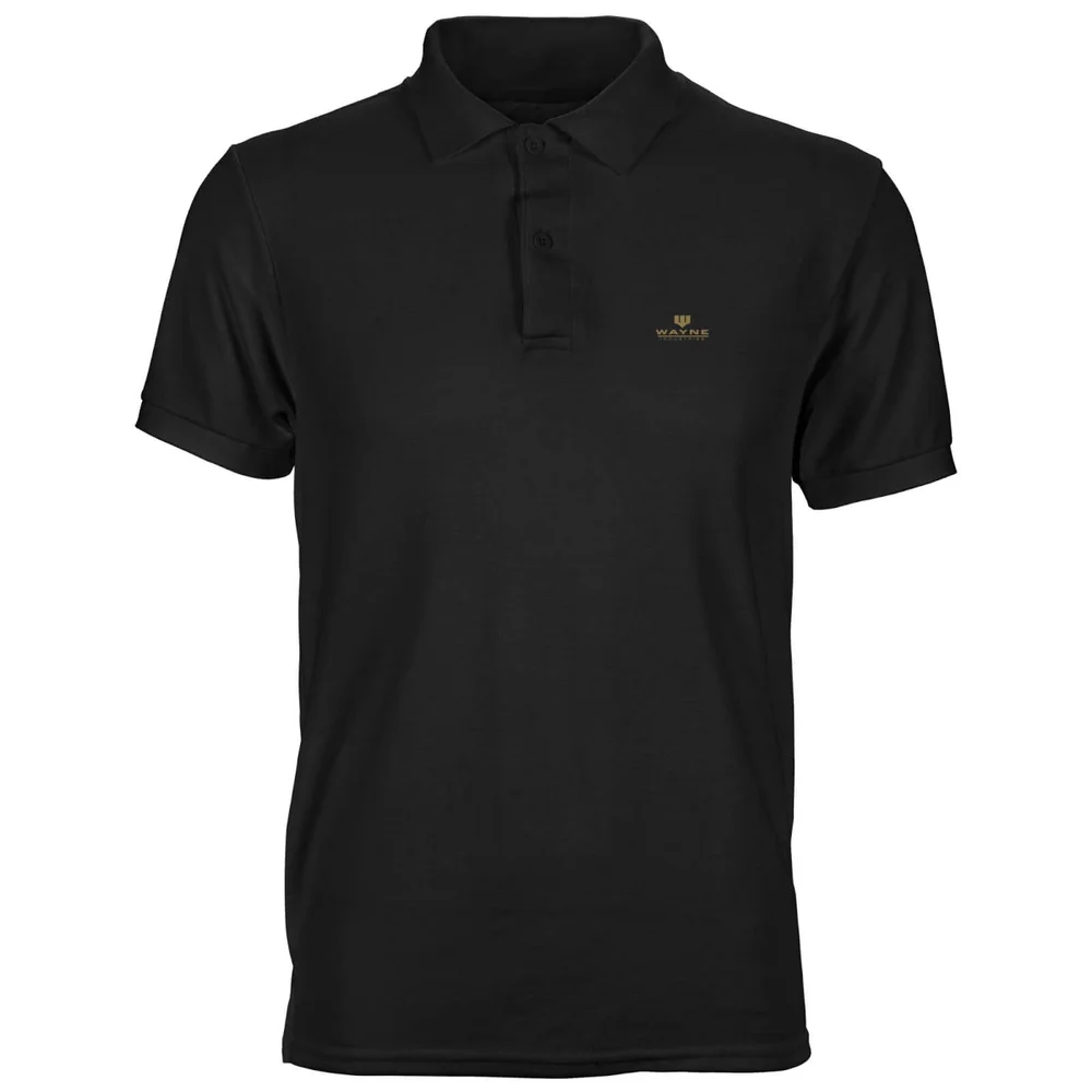 DC Batman Wayne Industries Unisex Polo - Black - S Image 1