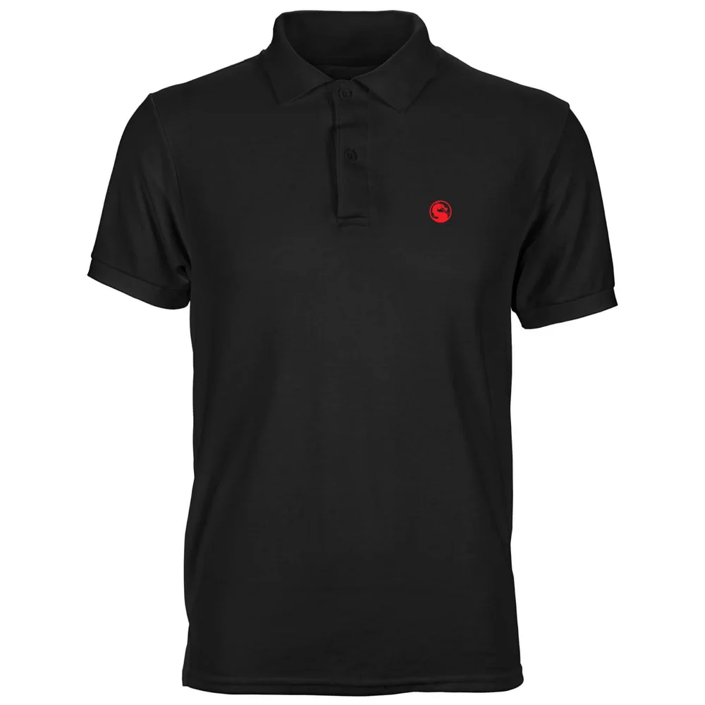 Mortal Kombat Unisex Polo - Black - S Image 1