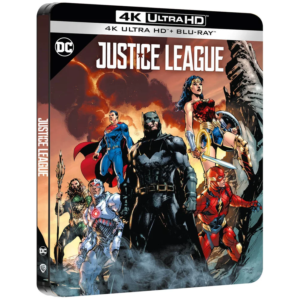 Justice League - Zavvi Exclusive 4K Ultra HD Steelbook (Includes 2D Blu-ray) Image 1
