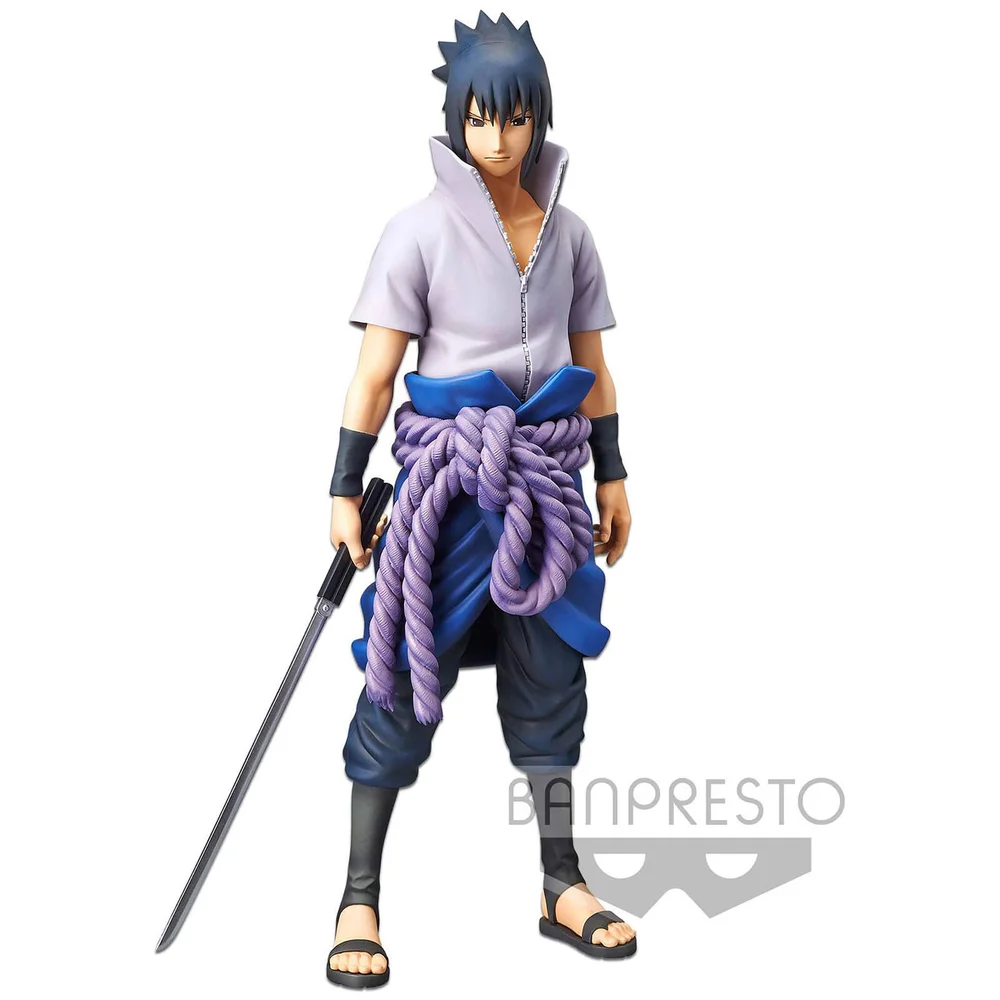 Banpresto Naruto Shippuden Grandista Nero Uchiha Sasuke Figure Image 1