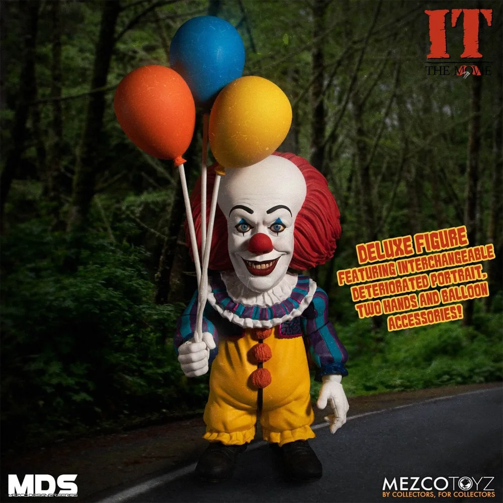 Mezco Stephen Kings IT 1990 MDS Deluxe Action Figure Pennywise 15 cm Image 1