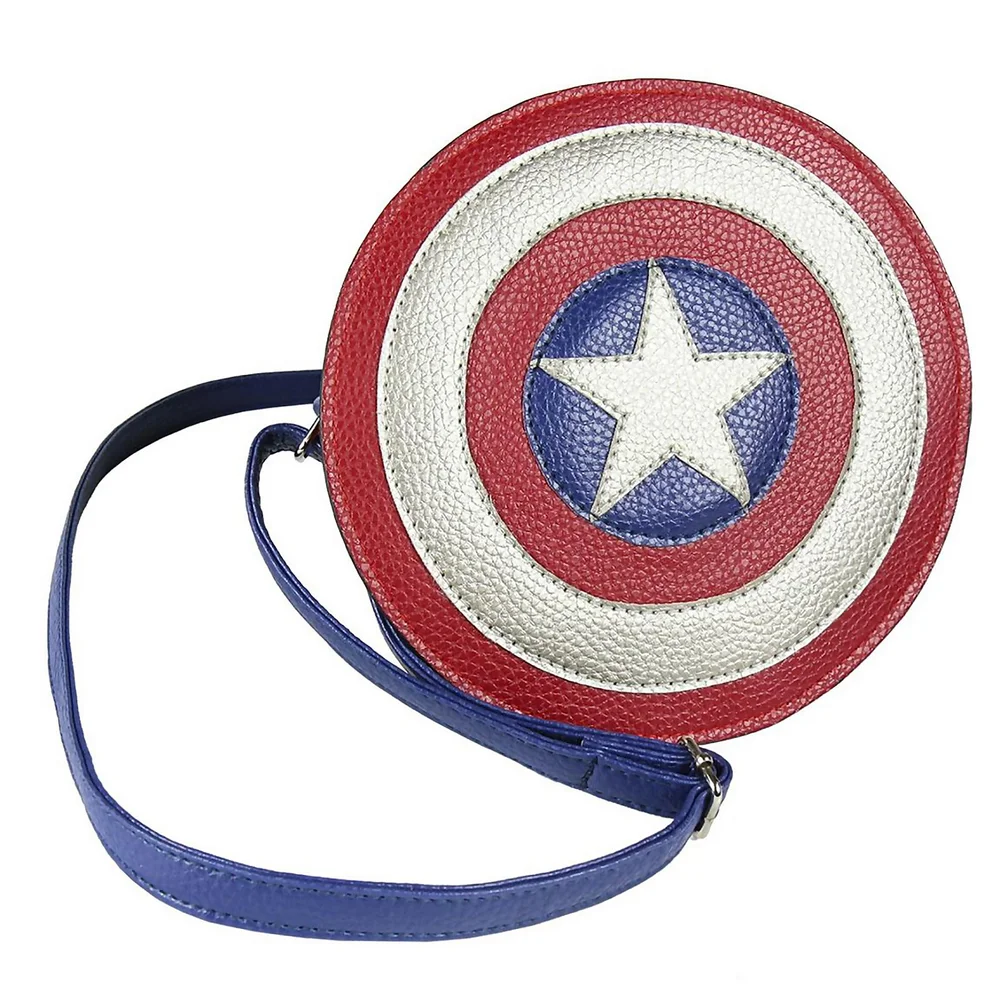 Marvel Avengers Captain America Shield Faux Leather Shoulder Bag Image 1