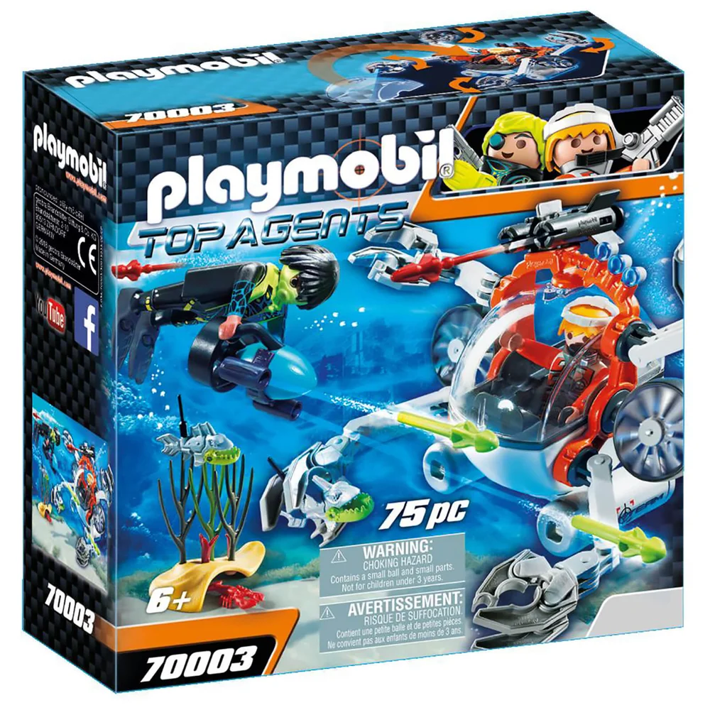 Playmobil Top Agents Spy Team Sub Bot (70003) Image 1