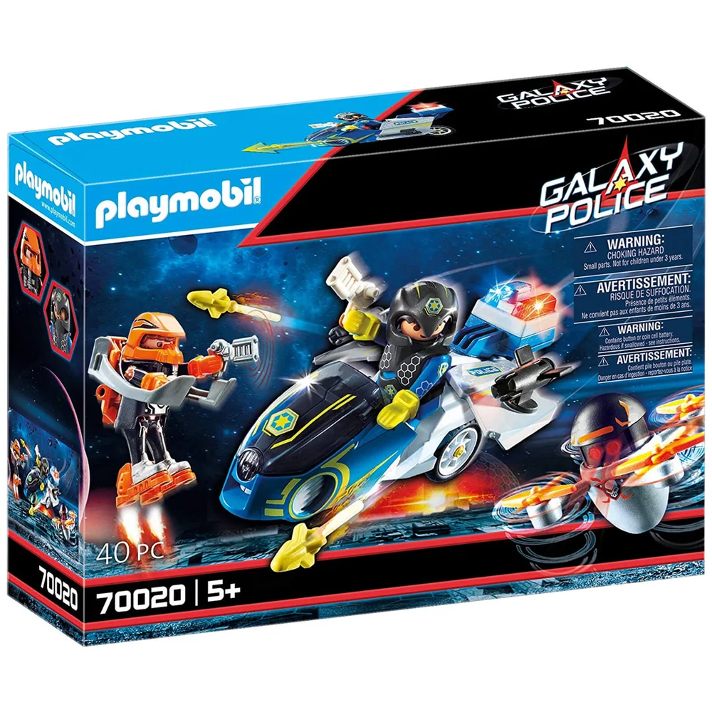 Playmobil Galaxy Police Bike (70020) Image 1