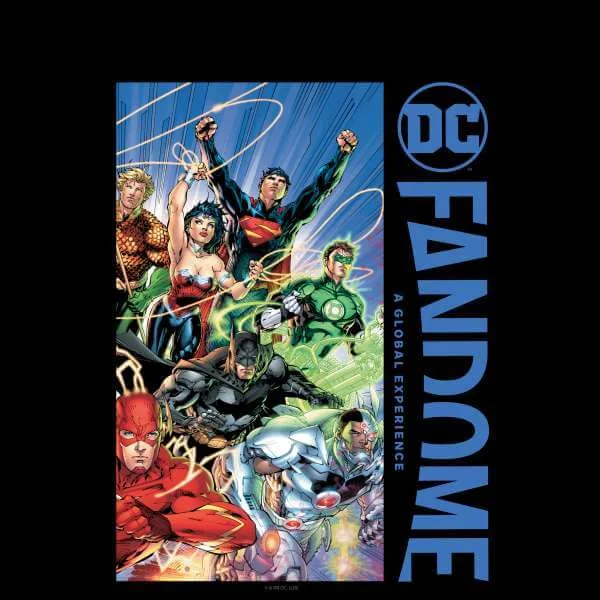 DC Fandome Justice League Men's T-Shirt - Black