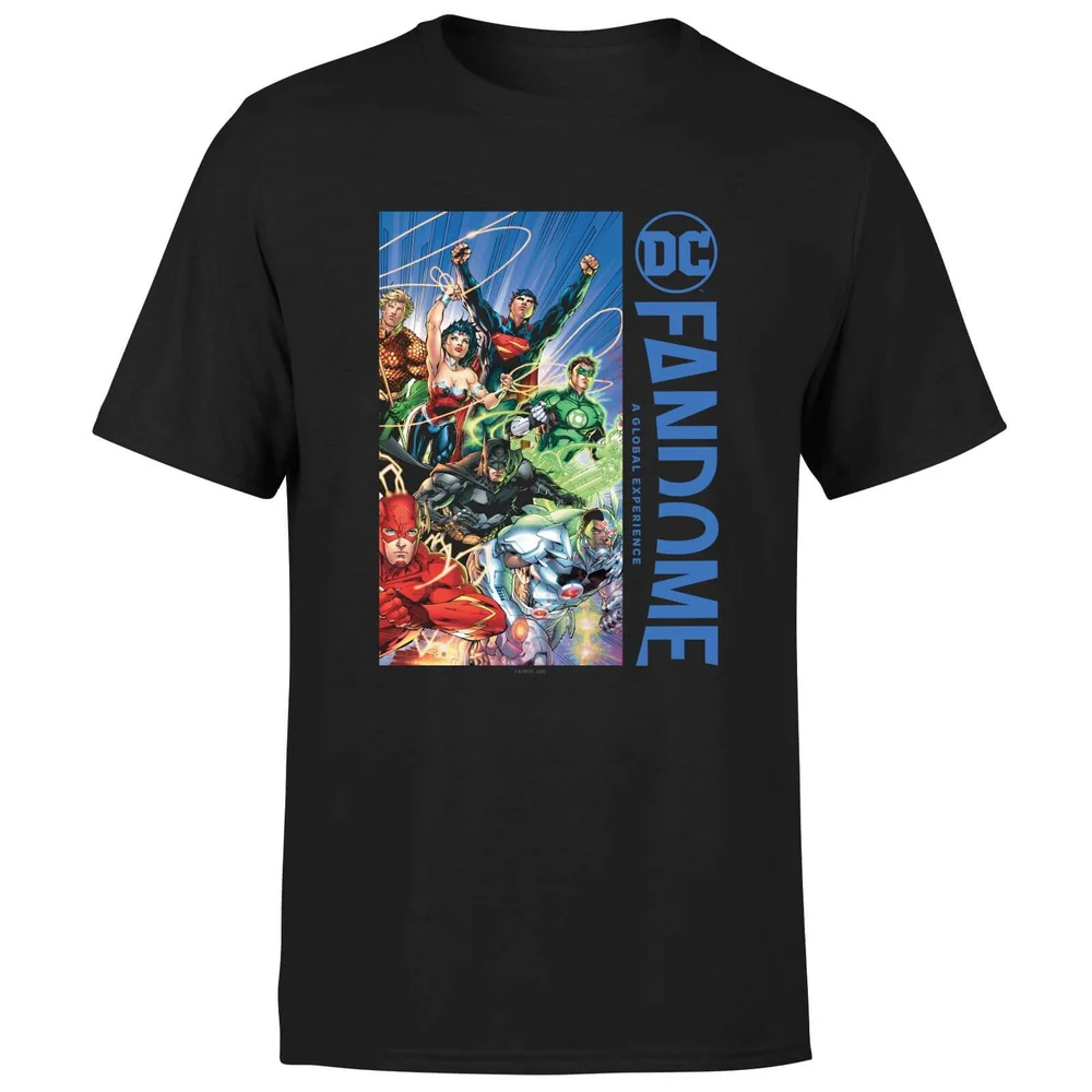 DC Fandome Justice League Men's T-Shirt - Black - S Image 1