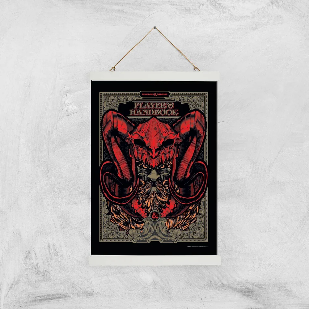 Dungeons & Dragons Players Handbook Giclee Art Print - A3 - White Hanger Image 1