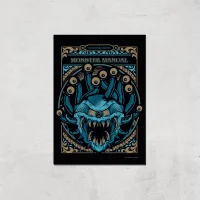 Dungeons & Dragons Monster Manual Giclee Art Print