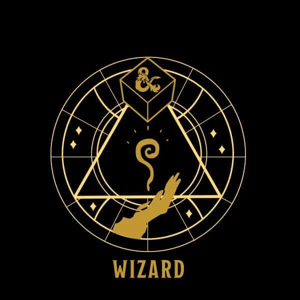 Dungeons & Dragons Wizard Men's T-Shirt - Black