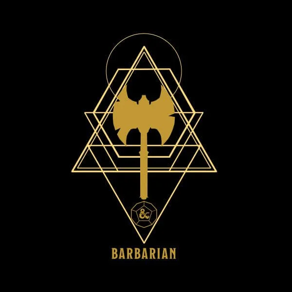 Dungeons & Dragons Barbarian Women's T-Shirt - Black