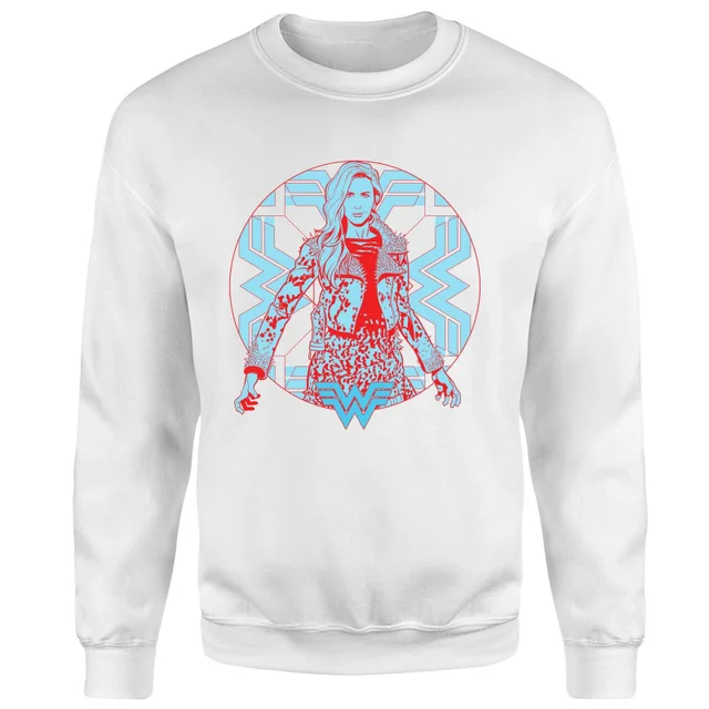 Wonder Woman Core The Cheetah Sweatshirt - White