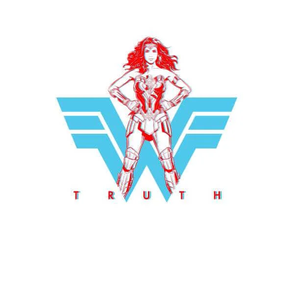 Wonder Woman Truth Unisex Ringer T-Shirt - White