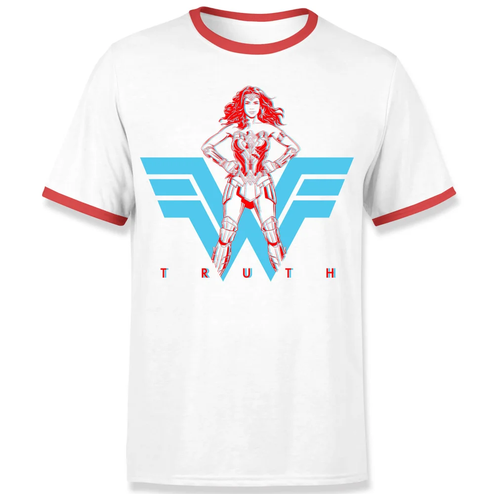 Wonder Woman Truth Unisex Ringer T-Shirt - White - S Image 1