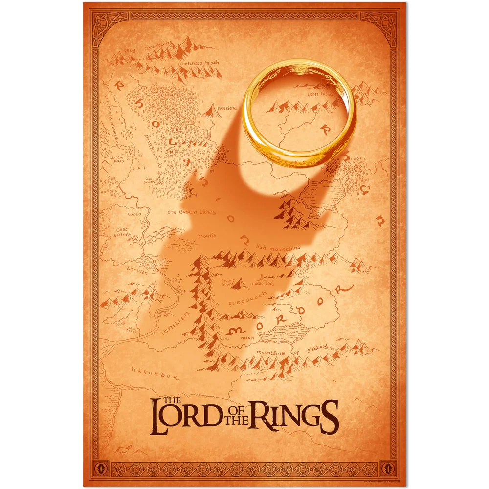 Lord of the Rings Foil Screenprint by Doaly Image 1