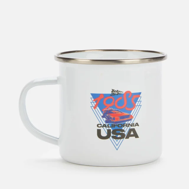 Back to the future Enamel Mug - White