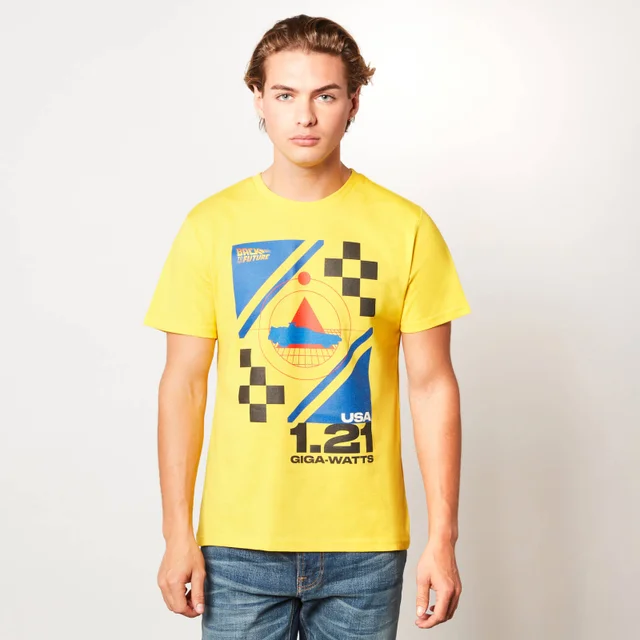 Back to the future 1.21 Giga-watts Unisex T-Shirt - Yellow