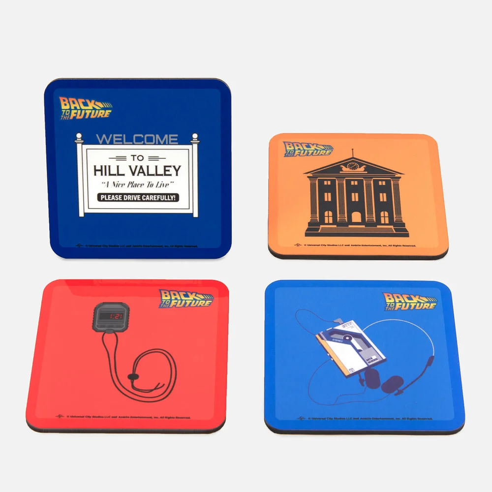 Back to the future Coaster Set Image 1