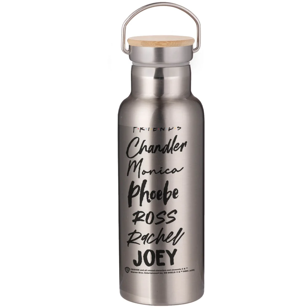 Friends Names Portable Insulated Water Bottle - Steel Image 1