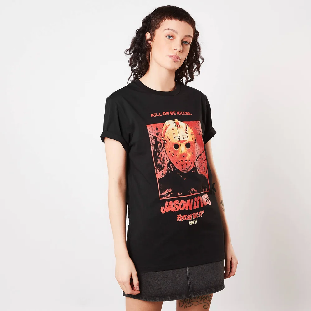 Friday 13th Jason Lives Women's T-Shirt - Black - XS Image 1
