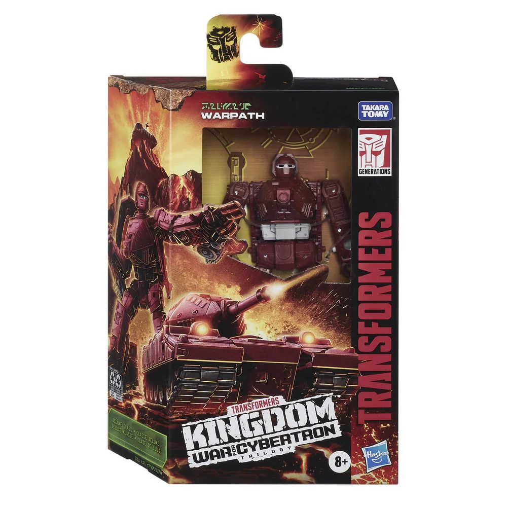 Hasbro Transformers Generations War for Cybertron: Kingdom Deluxe WFC-K6 Warpath Action Figure Image 1