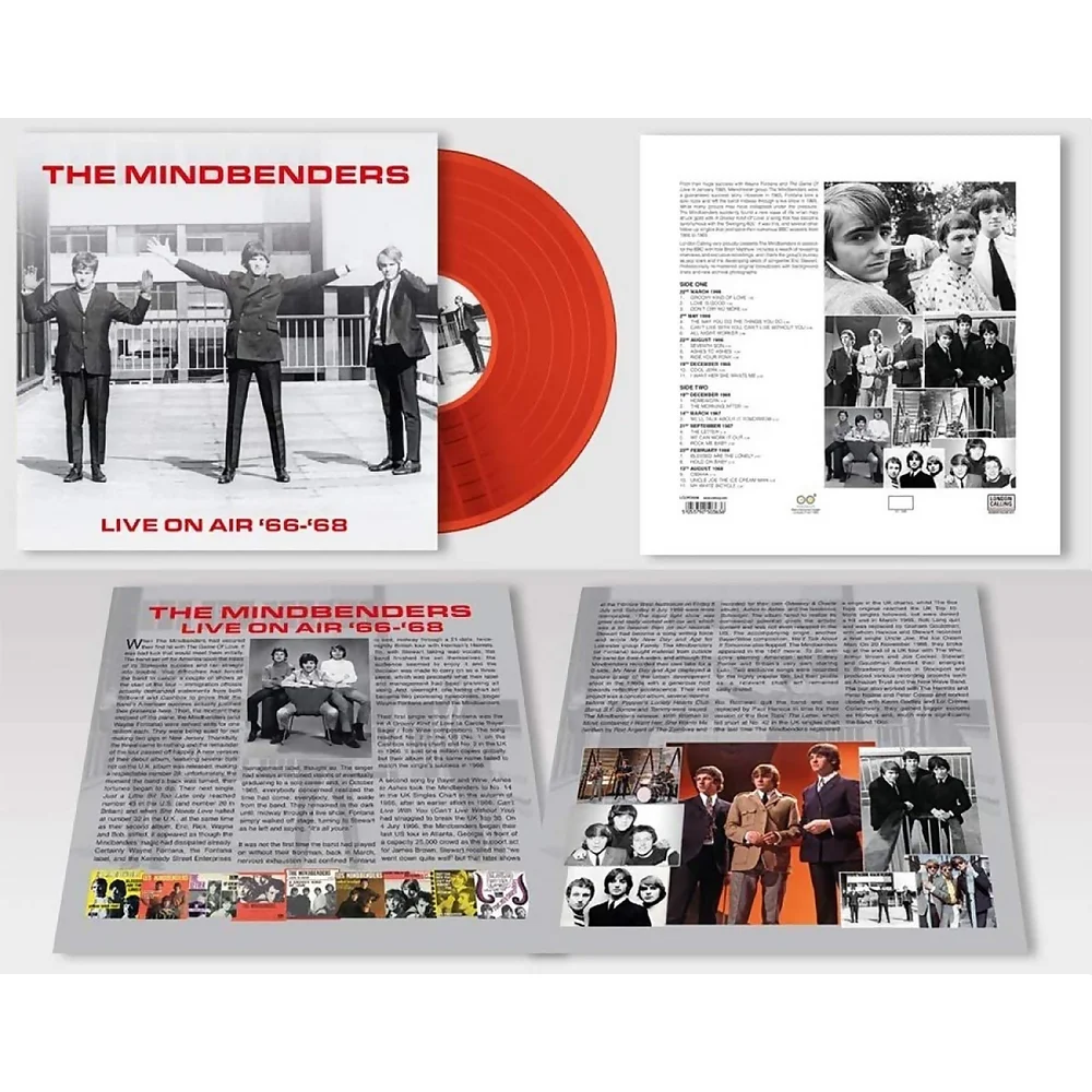 Mindbenders - Live On Air '66 - '68 (Red Vinyl) Vinyl Image 1