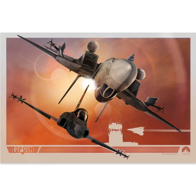 Top Gun Giclee Print By Angel Trancon Studio