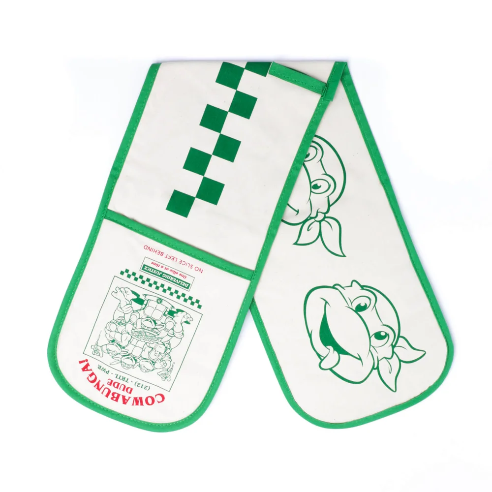 Teenage Mutant Ninja Turtles Cowabunga! Dude Double Oven Glove Image 1