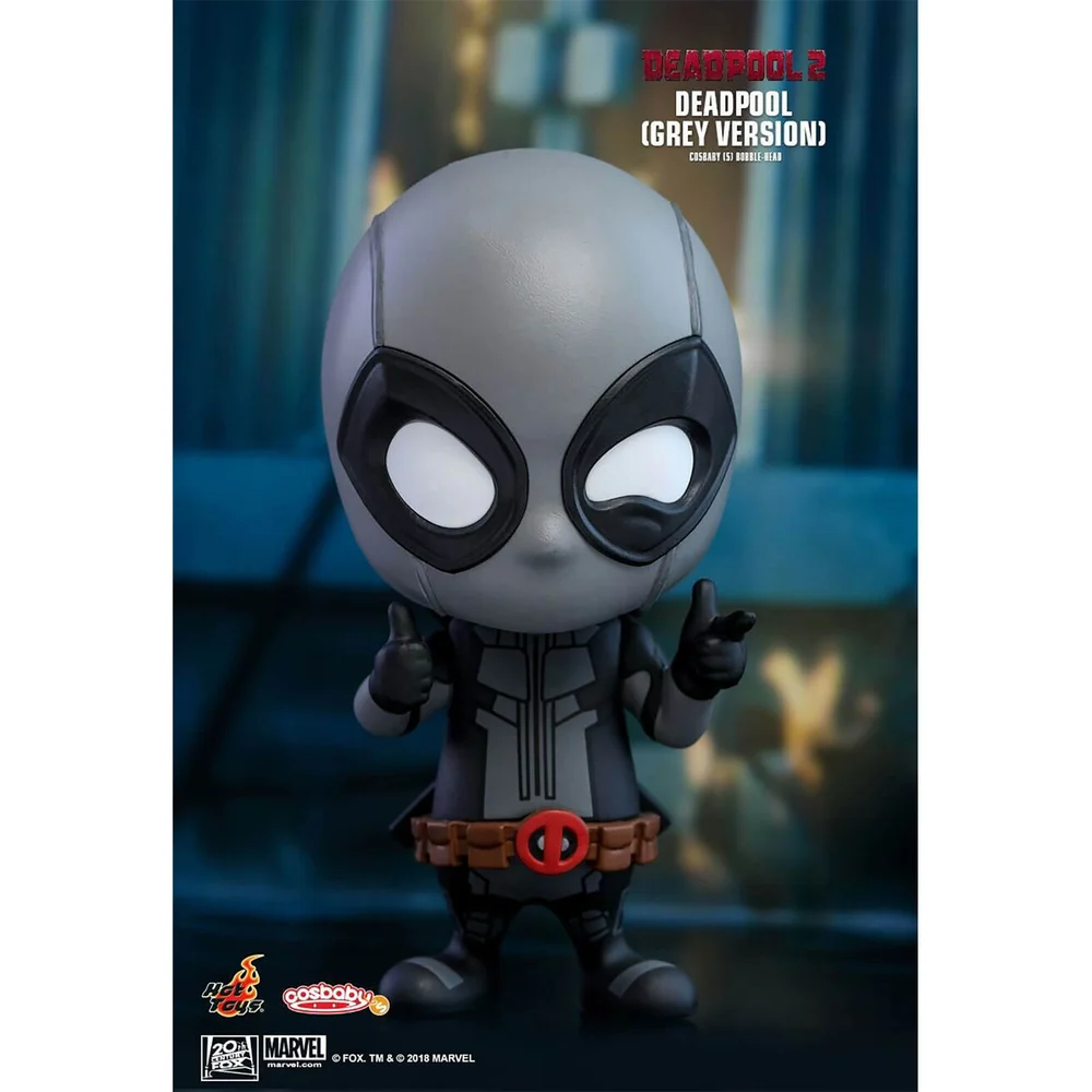 Hot Toys Cosbaby Marvel Deadpool 2 - Deadpool (Grey Version) Figure Image 1