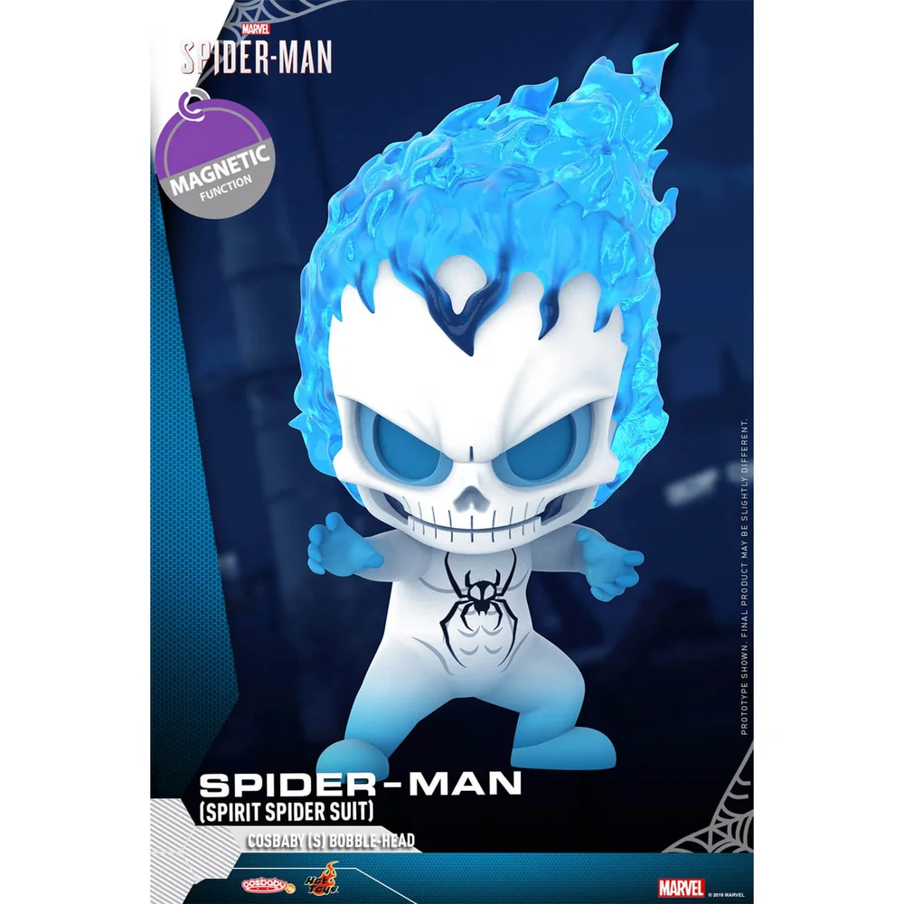 Hot Toys Cosbaby Marvel's Spider-Man PS4 - Spider-Man (Spirit Spider Suit Version) Figure Image 1