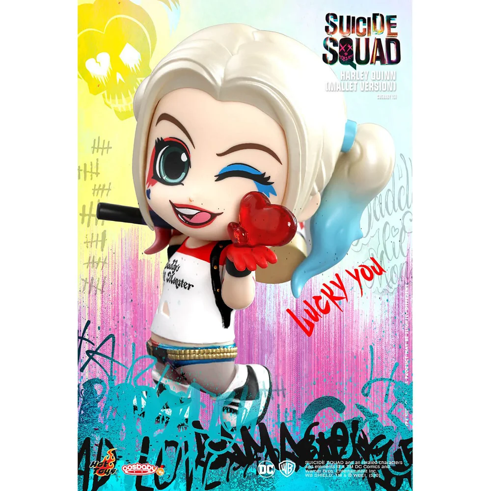Hot Toys Cosbaby DC Comics Suicide Squad - Harley Quinn (Mallet Version) Figure Image 1