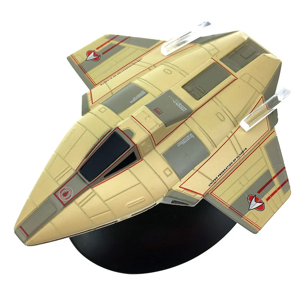 Eaglemoss Star Trek Die Cast Ship Replica - Starfleet Academy Flight Training Craft Mo Image 1