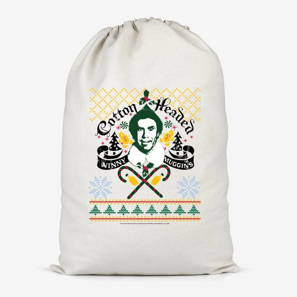 Elf Ninny Muggins Cotton Storage Bag - Small Image 1