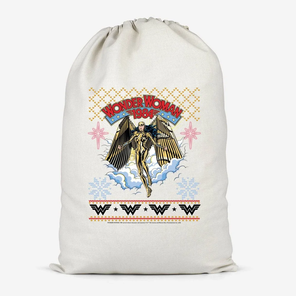 Wonder Women 1984 Cotton Storage Bag - Small Image 1