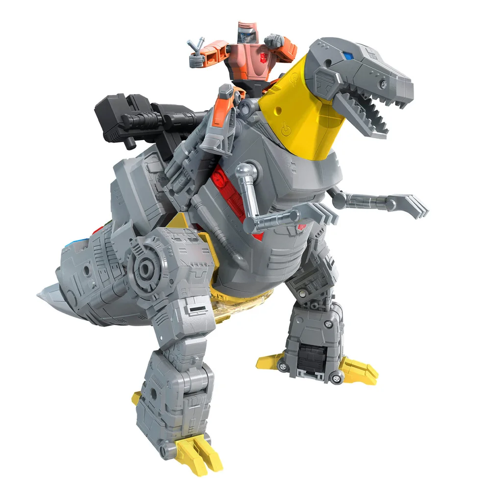 Hasbro Transformers Studio Series 86-06 Leader The Transformers: The Movie Grimlock and Autobot Wheelie Action Figure Image 1