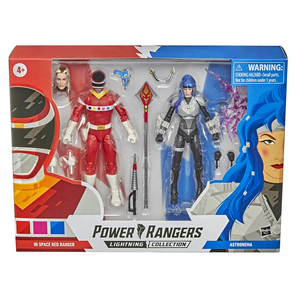 Hasbro Power Rangers Lightning Collection In Space Red Ranger vs. Astronema 2-Pack Action Figures Image 1