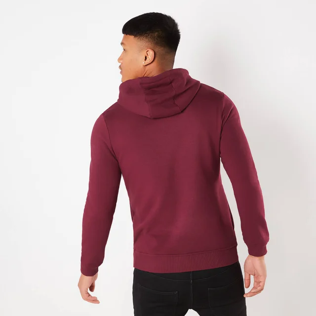 Lord Of The Rings The Black Gates Of Mordor Hoodie - Burgundy