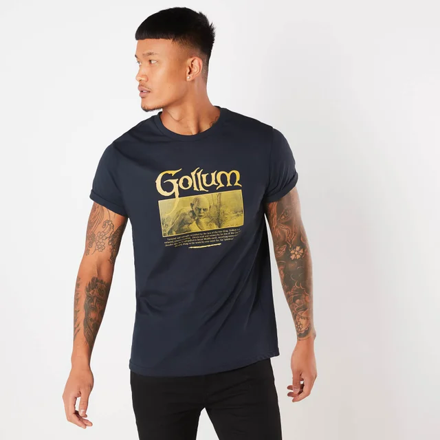 Lord Of The Rings Gollum Men's T-Shirt - Navy