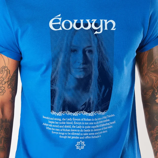 Lord Of The Rings Eowyn The Shieldmaiden Men's T-Shirt - Royal Blue