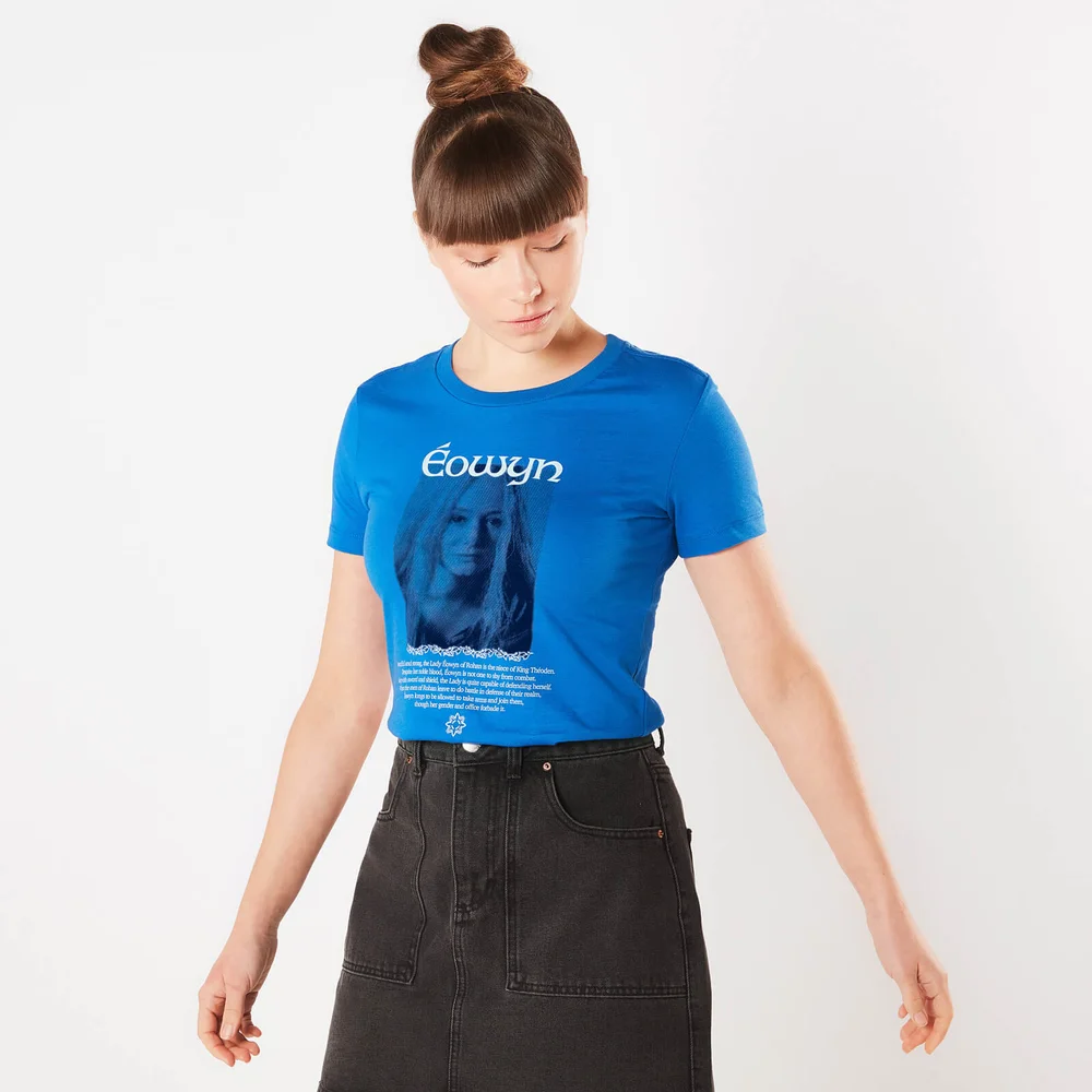 Lord Of The Rings Eowyn The Shieldmaiden Women's T-Shirt - Royal Blue - XL Image 1
