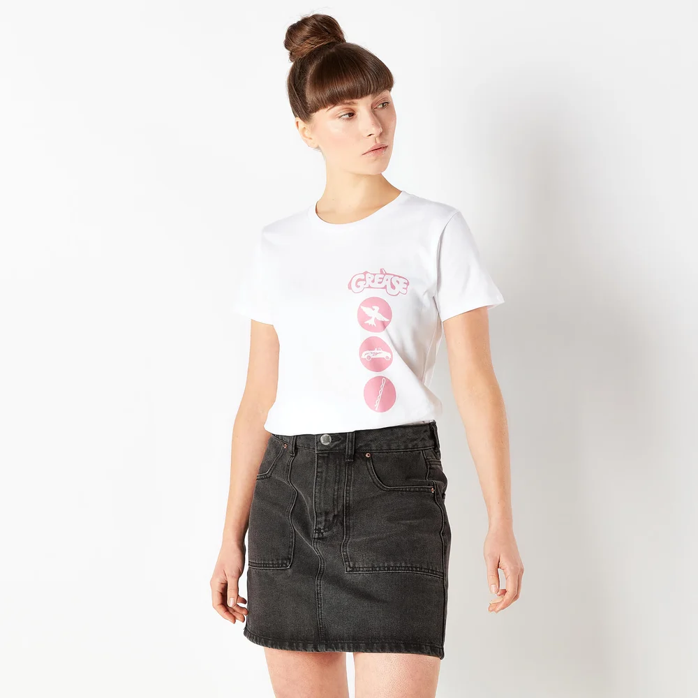 Grease Women's T-Shirt - White - XS Image 1
