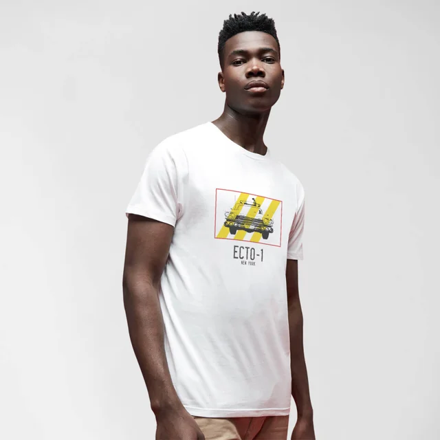 Ghostbusters Ecto-1 Men's T-Shirt - White