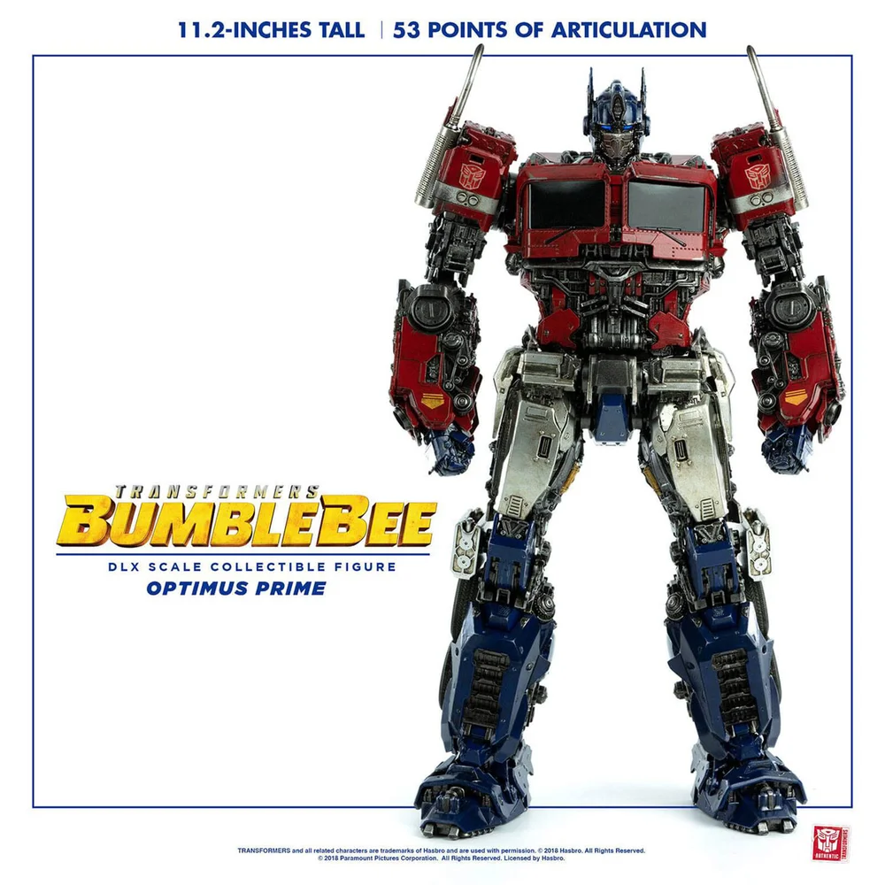 ThreeZero Transformers: Bumblebee DLX Scale Collectible Figure - Optimus Prime Image 1