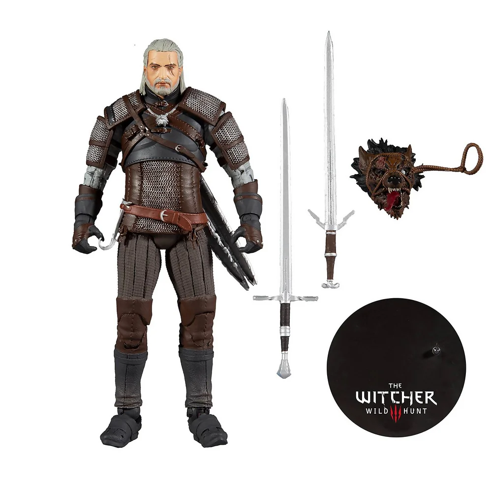 McFarlane The Witcher 3: Wild Hunt 7 Inch Action Figure - Geralt Of Rivia Image 1