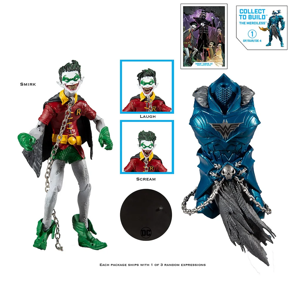 McFarlane DC Multiverse Build-A 7" Action Figure - Wv2 - Robin Crow Action Figure Image 1