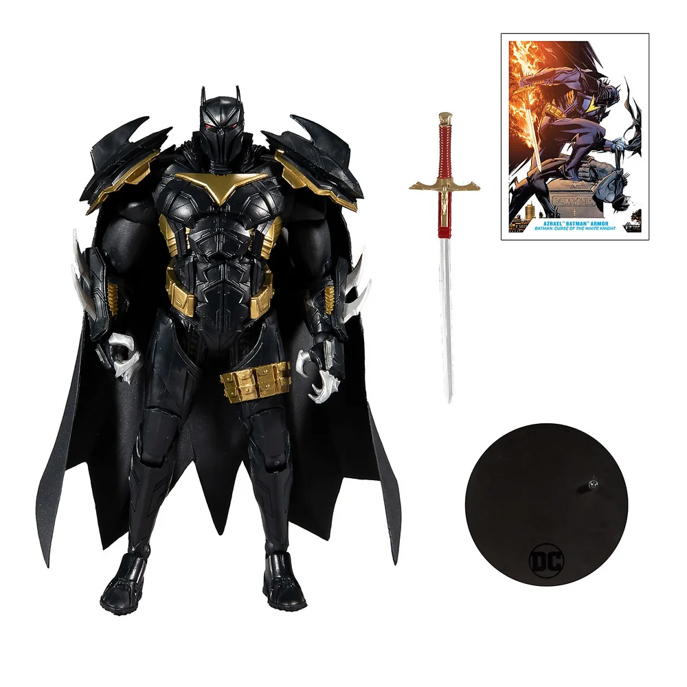 McFarlane DC Multiverse 7" Action Figures - Wv3 - White Knight - Azbat Action Figure Image 1