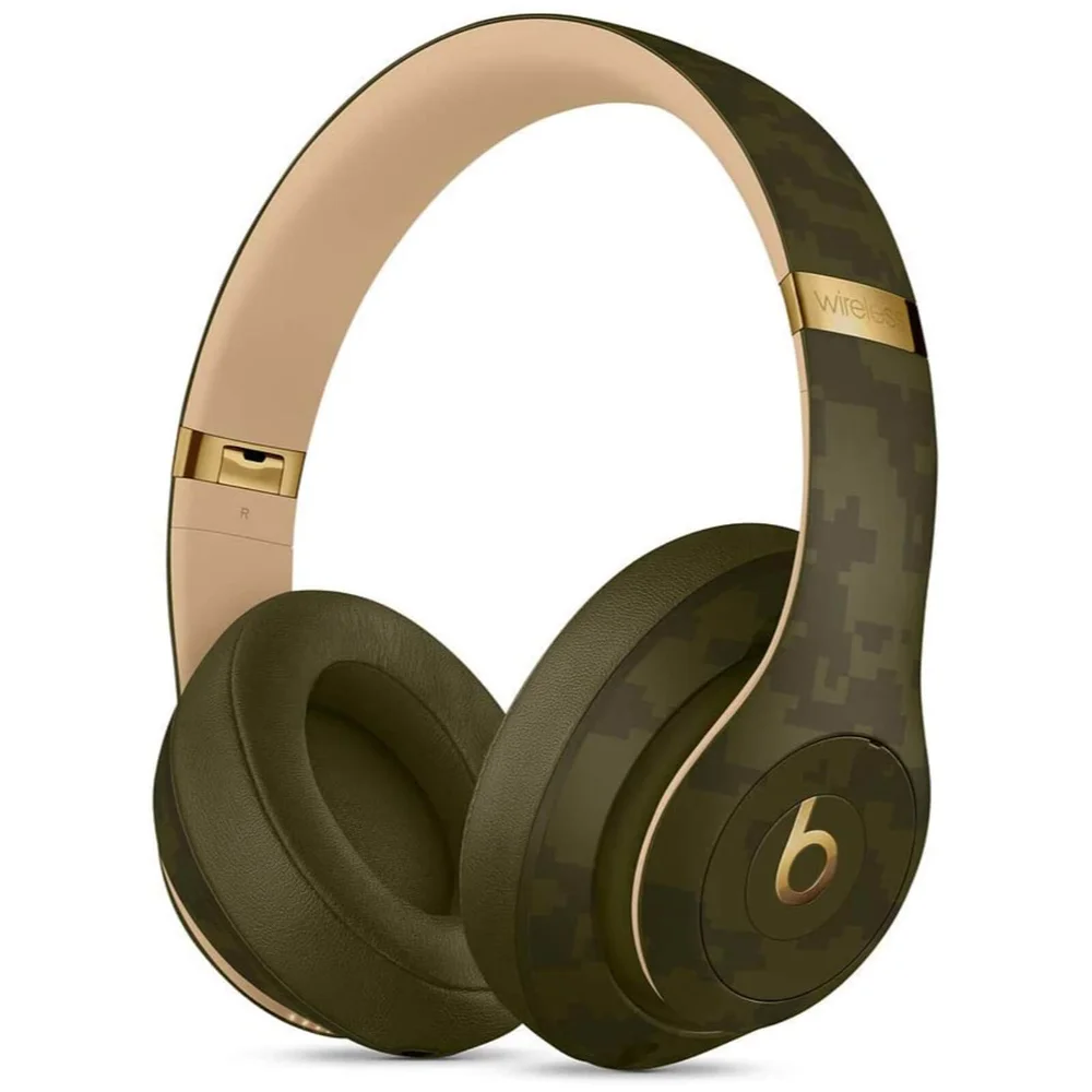 Beats Studio3 Wireless Headphones - Beats Camo Collection - Forest Green Image 1