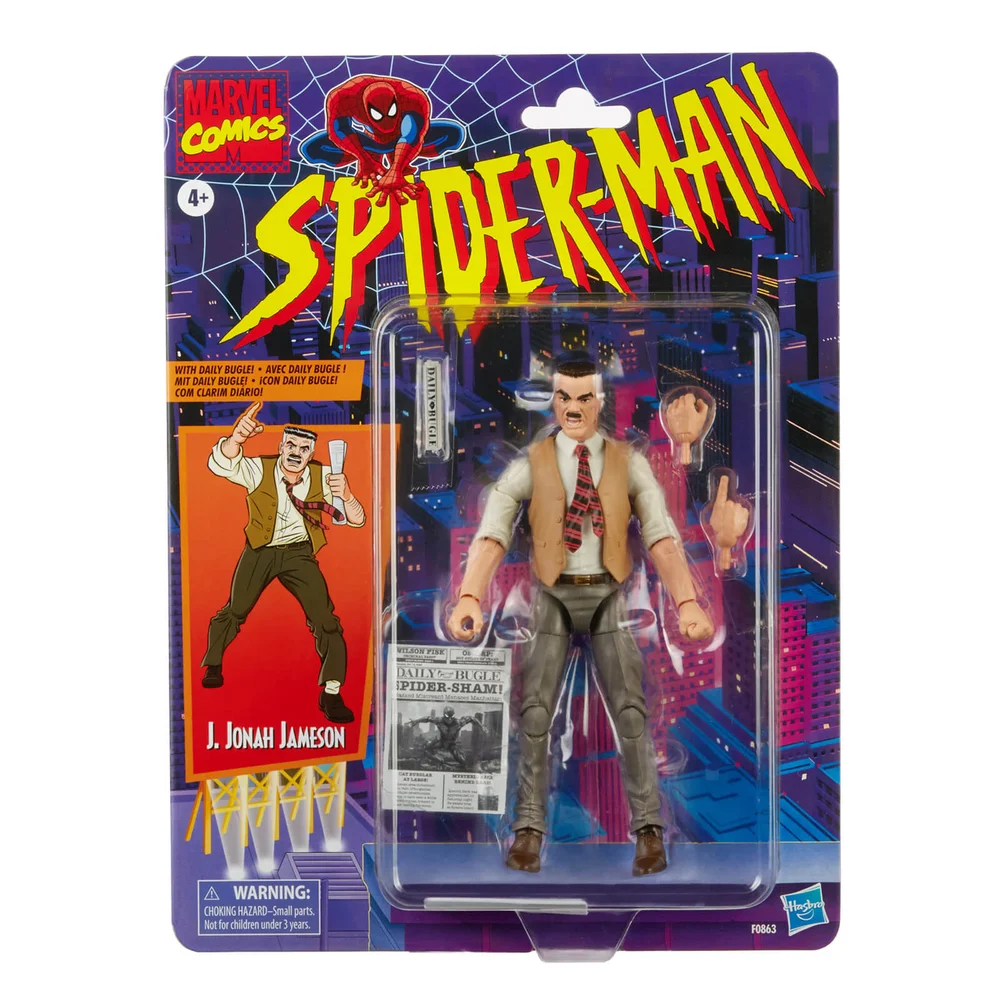 Hasbro Marvel Legends 6-inch J. Jonah Jameson Vintage Collection Figure Image 1