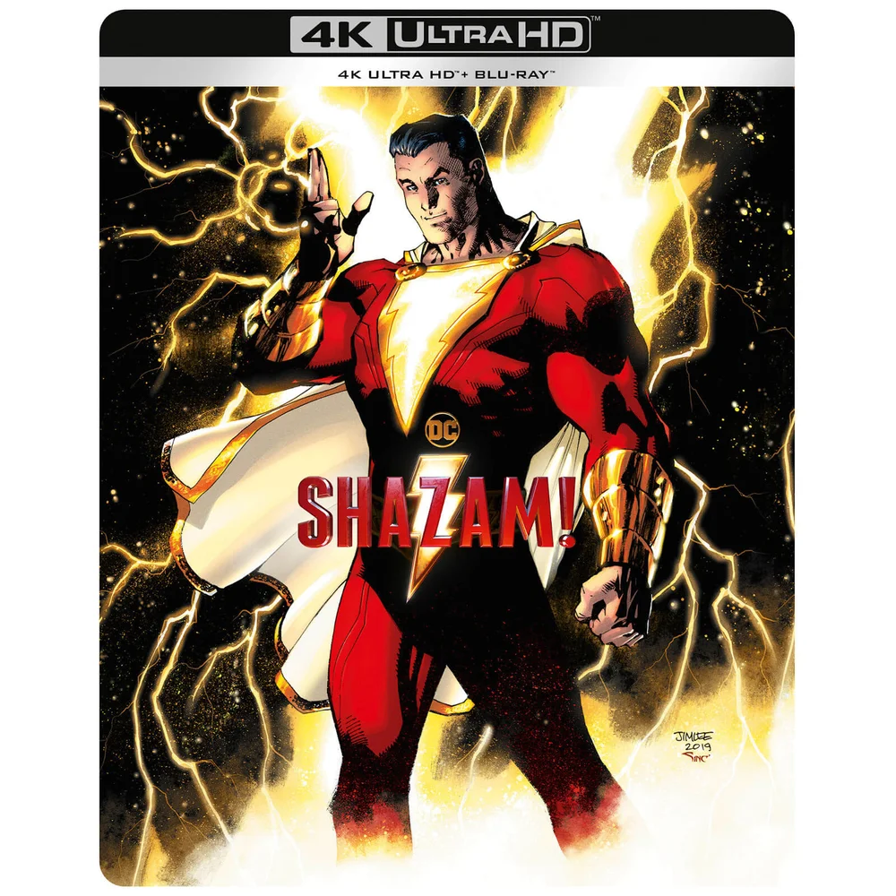 Shazam - Zavvi Exclusive 4K Ultra HD Steelbook (Includes Blu-ray) Image 1